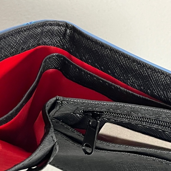 Naruto Kakashi Hatake Faux Leather Wallet Blue Anime New - Picture 6 of 8